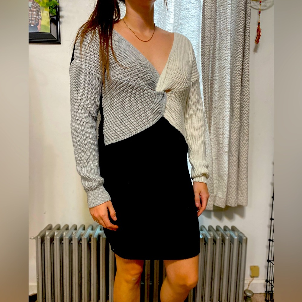 Cute knit sweater dress